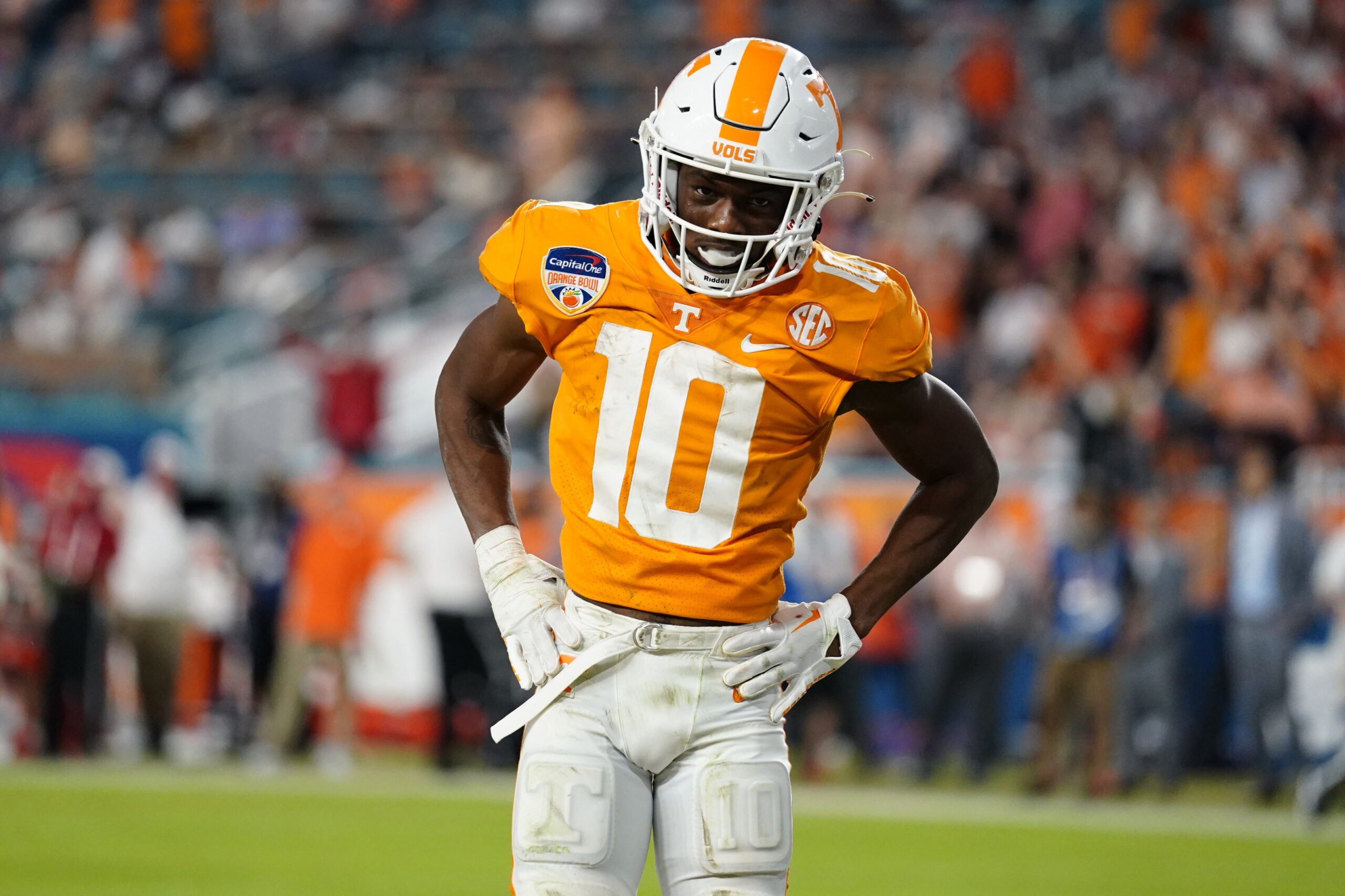 Tennessee Football Vols WR Squirrel White Isn’t Quiet Anymore